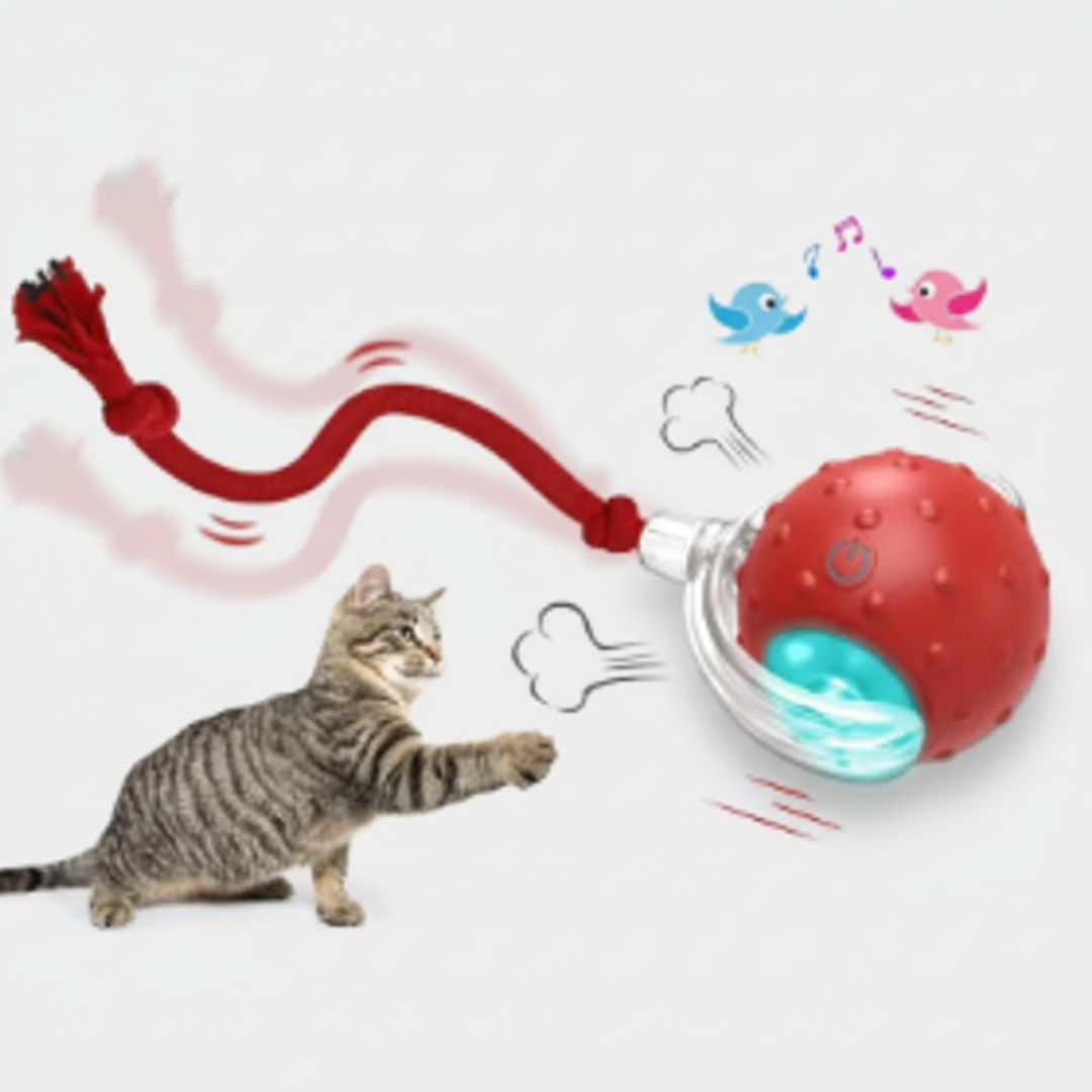 Super Drive Rolling Cat Toy – Interactive Play Ball