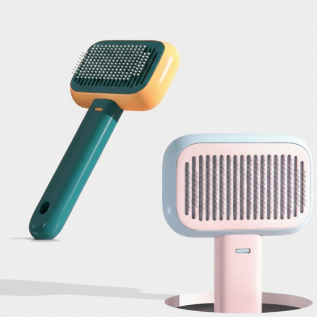 Pet Hair Grooming Brush for Dogs & Cats